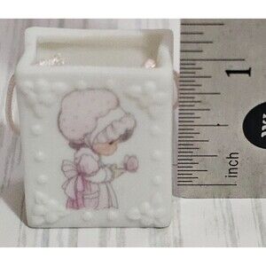 Precious Moments White Gift Bag Figurine "May all good things come your way"